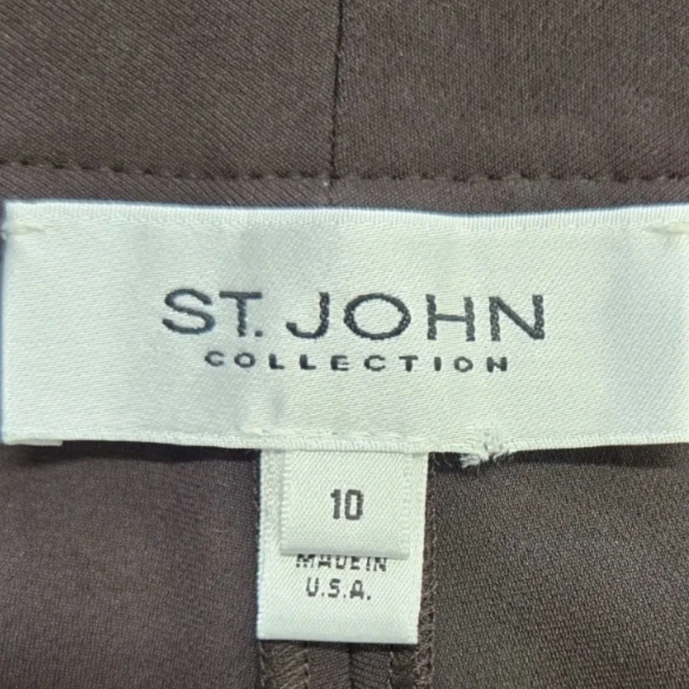 St. John Women’s Chocolate Brown Pants -Sz 10 EUC